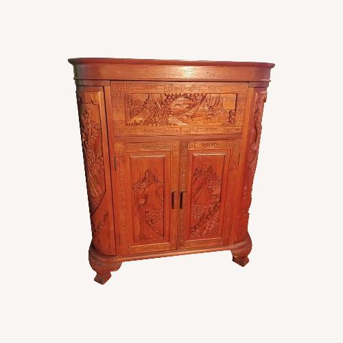 Used Vintage/Antique Youon & Co Wood Bar Cart for sale on AptDeco