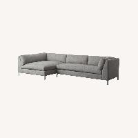 CB2 Decker 2 Piece Sectional Sofa