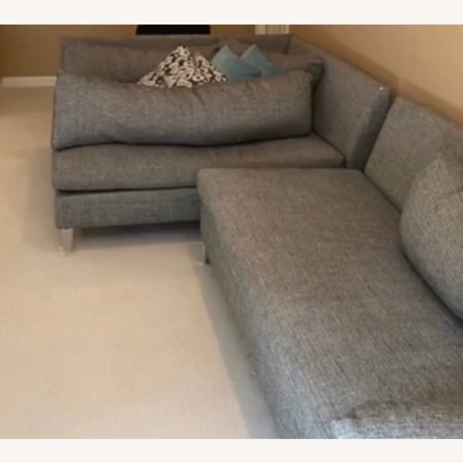 CB2 Decker 2 Piece Sectional Sofa - image-3