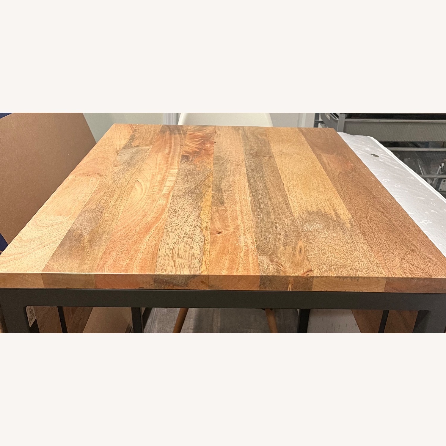 West Elm Box Frame Drop Leaf Extendable Table - image-2