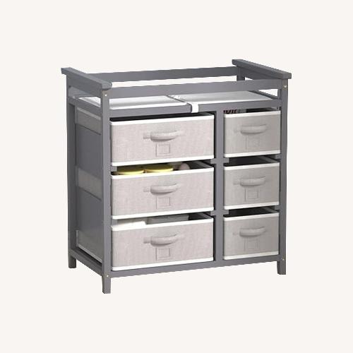 Used XJD Baby Changing Table with 6 Storage Drawers for sale on AptDeco