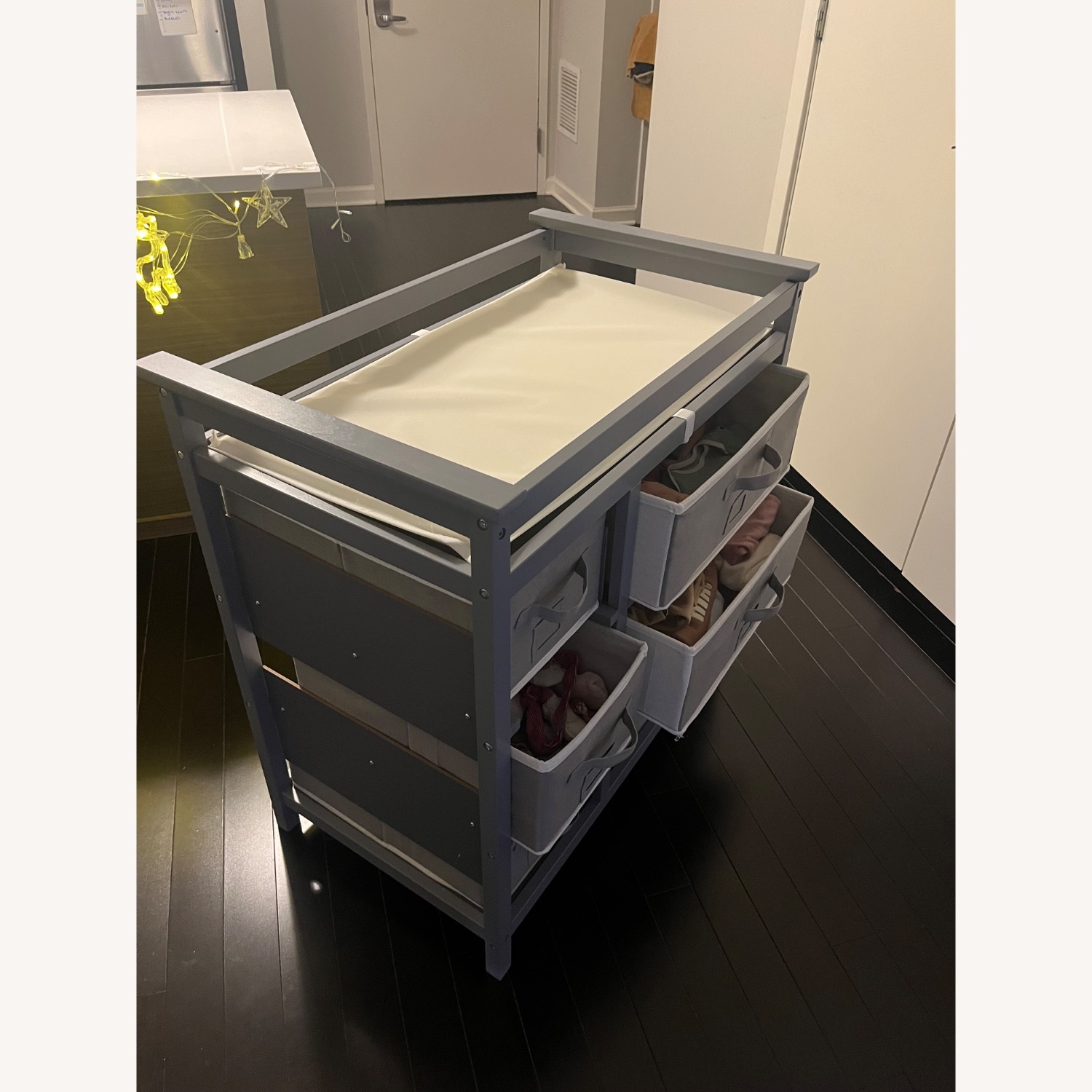 XJD Baby Changing Table with 6 Storage Drawers - image-2