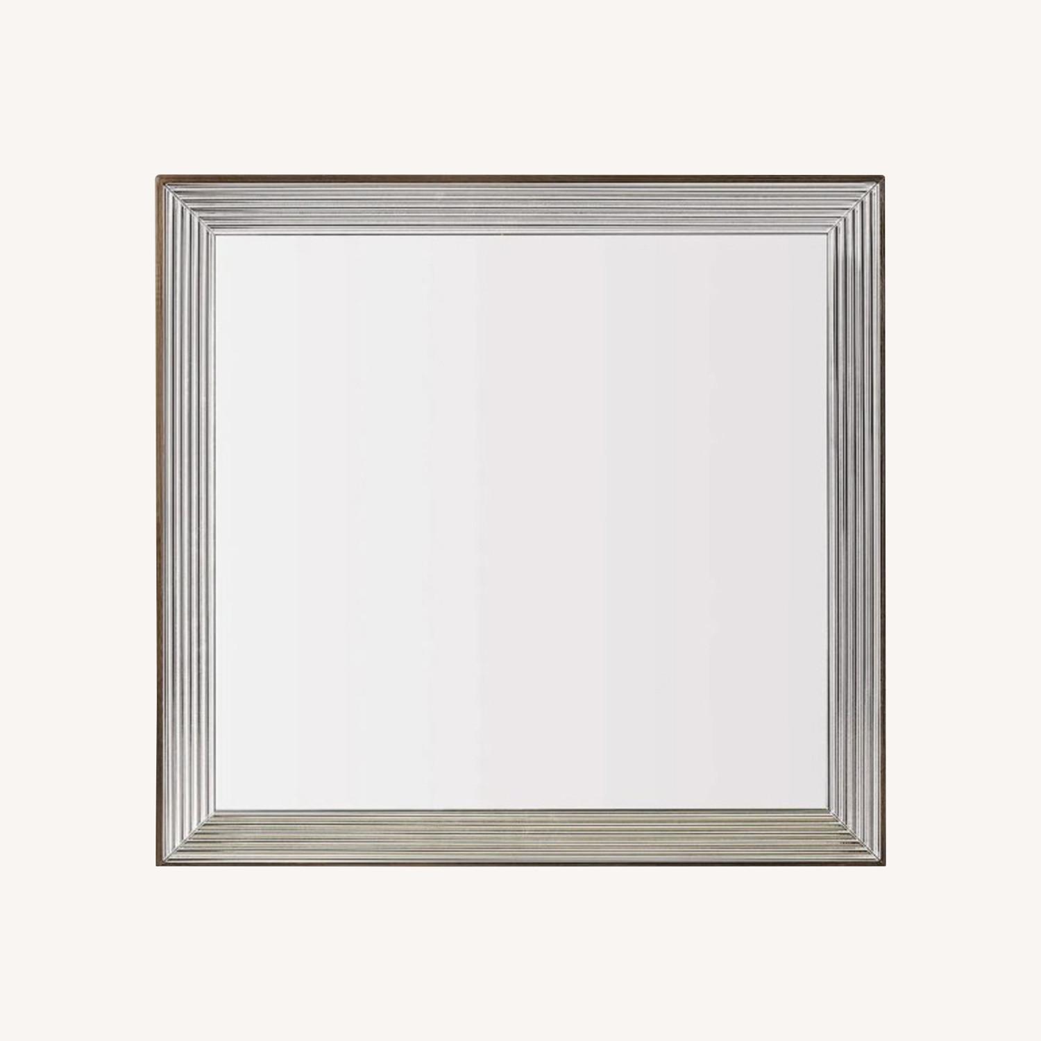 Dark Brown Glass Mirror - image-0