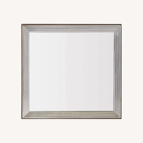 Used Dark Brown Glass Mirror for sale on AptDeco