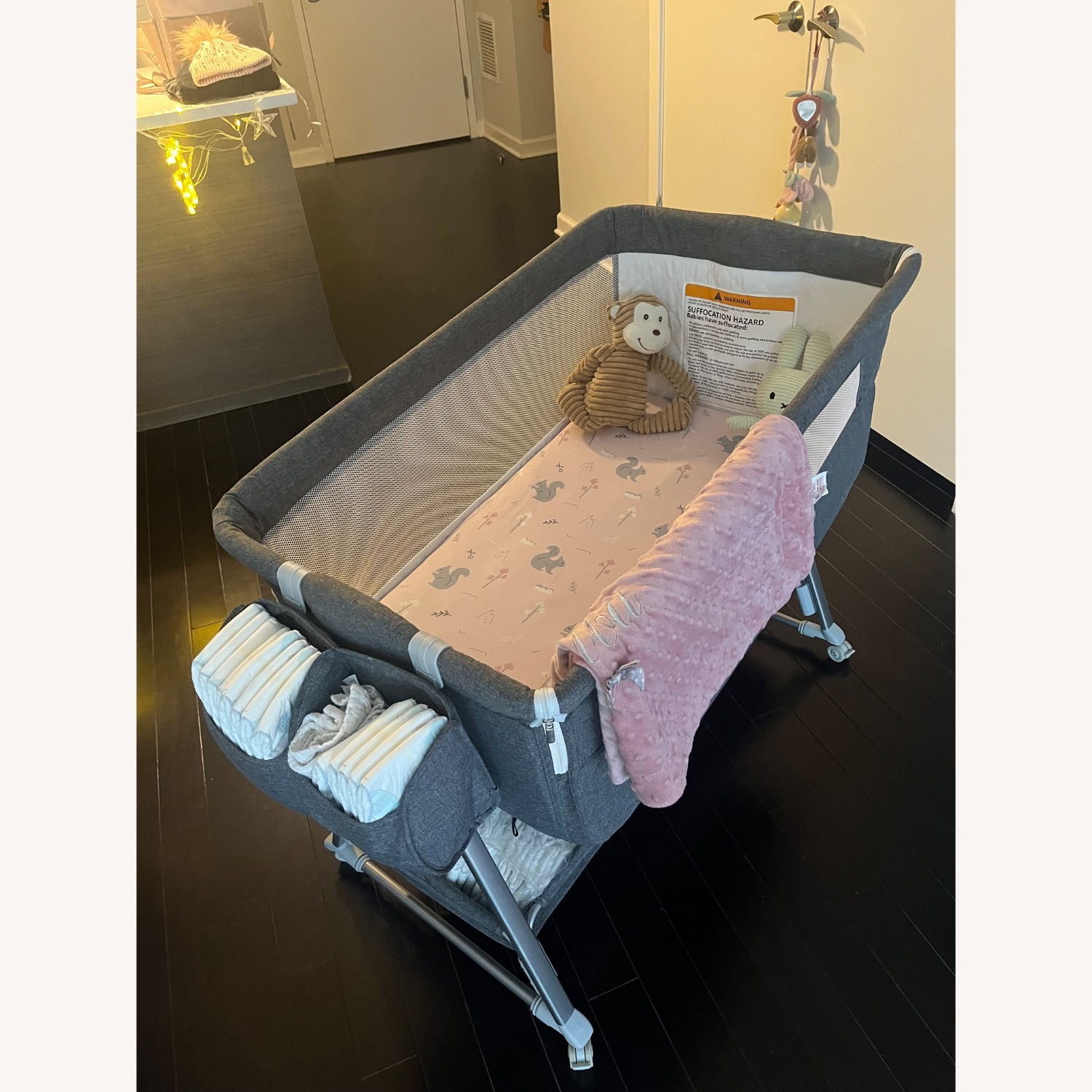 Light Gray Metal Daybed - image-0