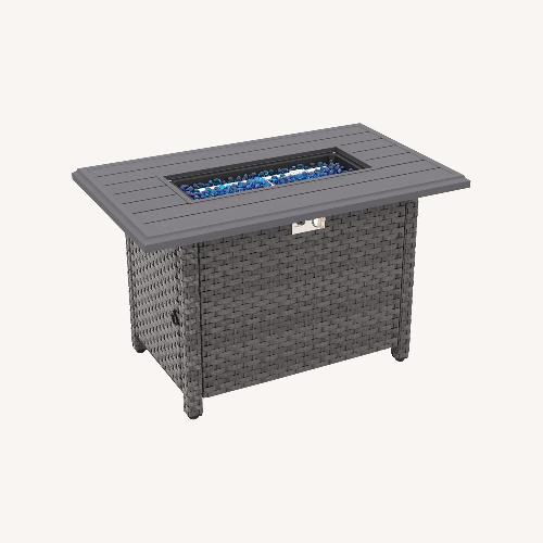 Used Outdoor Table Propane Gas Fire Pit – Wayfair for sale on AptDeco