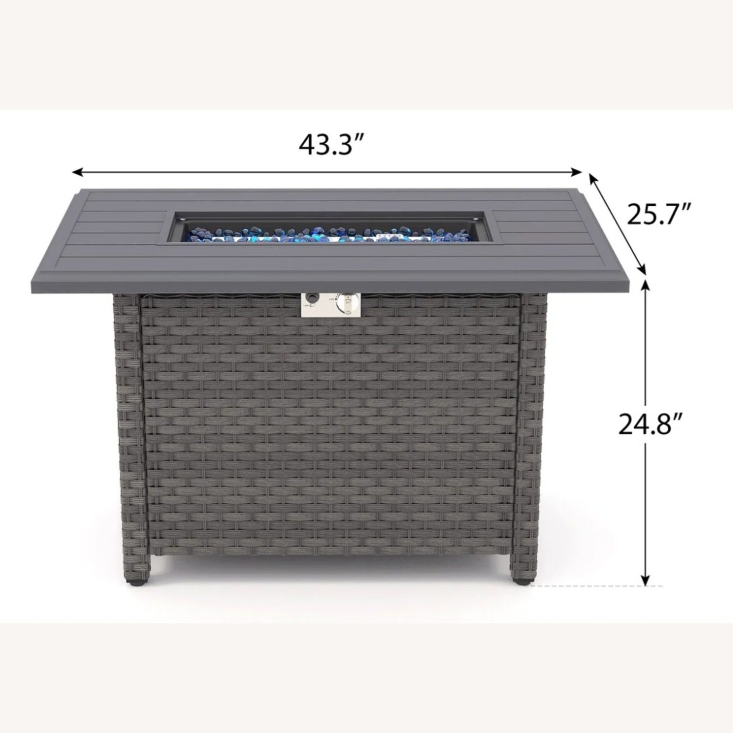 Outdoor Table Propane Gas Fire Pit – Wayfair - image-3