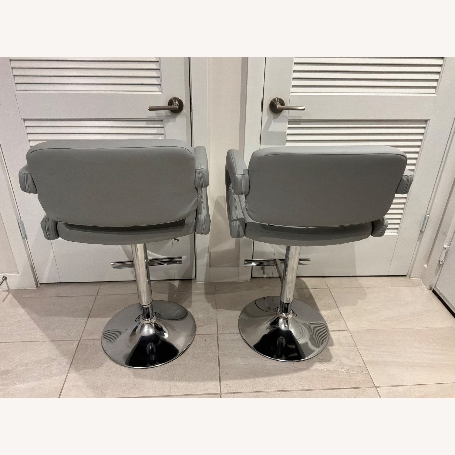 Light Gray Stools - image-5