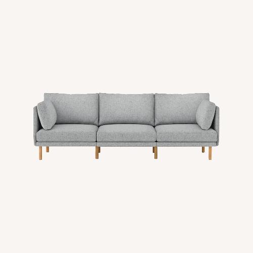Used Burrow Field Light Gray Fabric 3+ Seater Sofa for sale on AptDeco