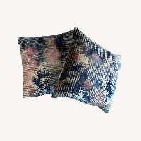 Scatterbox Nisha Blue/Pink Velvet Pillow