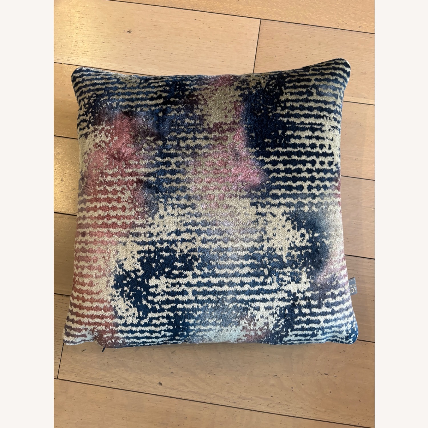 Scatterbox Nisha Blue/Pink Velvet Pillow - image-1