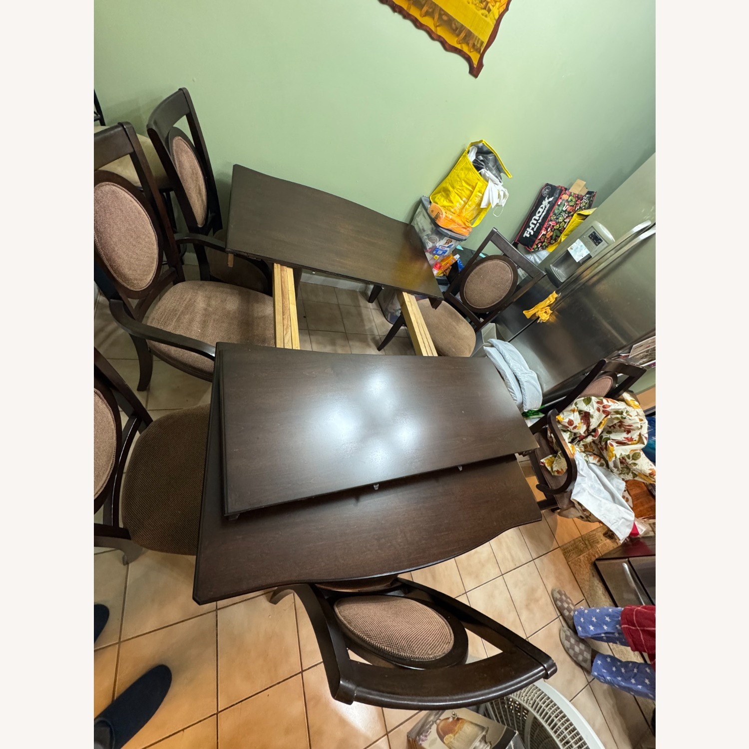 Bob's Discount Furniture Dark Brown Dining Sets - image-6