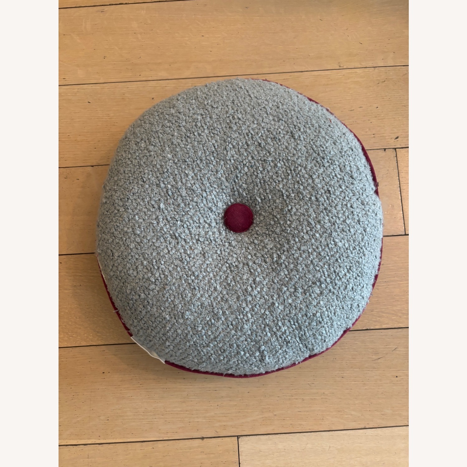 Anthropologie Alina M Blue Boucle Pillow - image-2