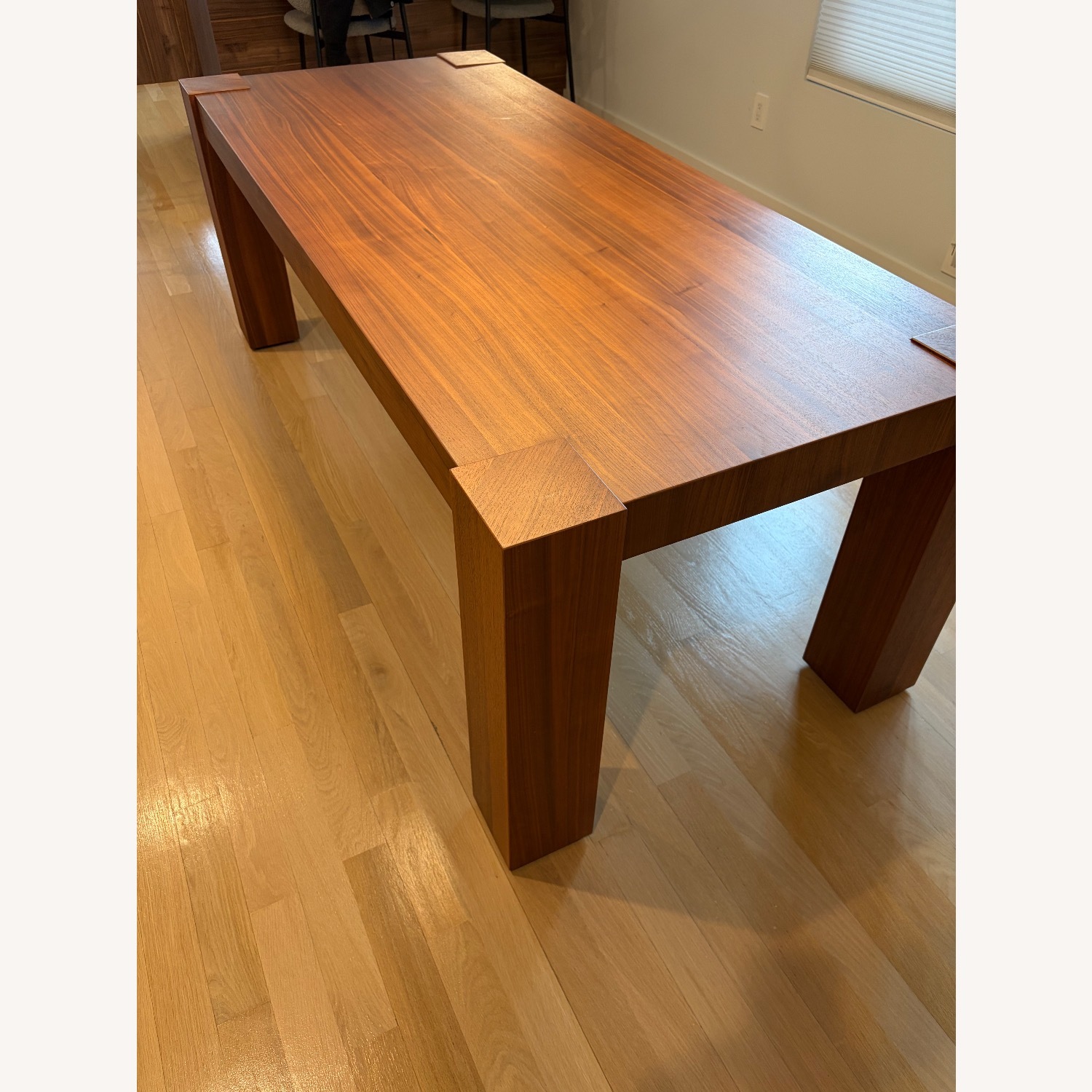 Crate & Barrel Sobro Dark Brown Wood Dining Table - image-6