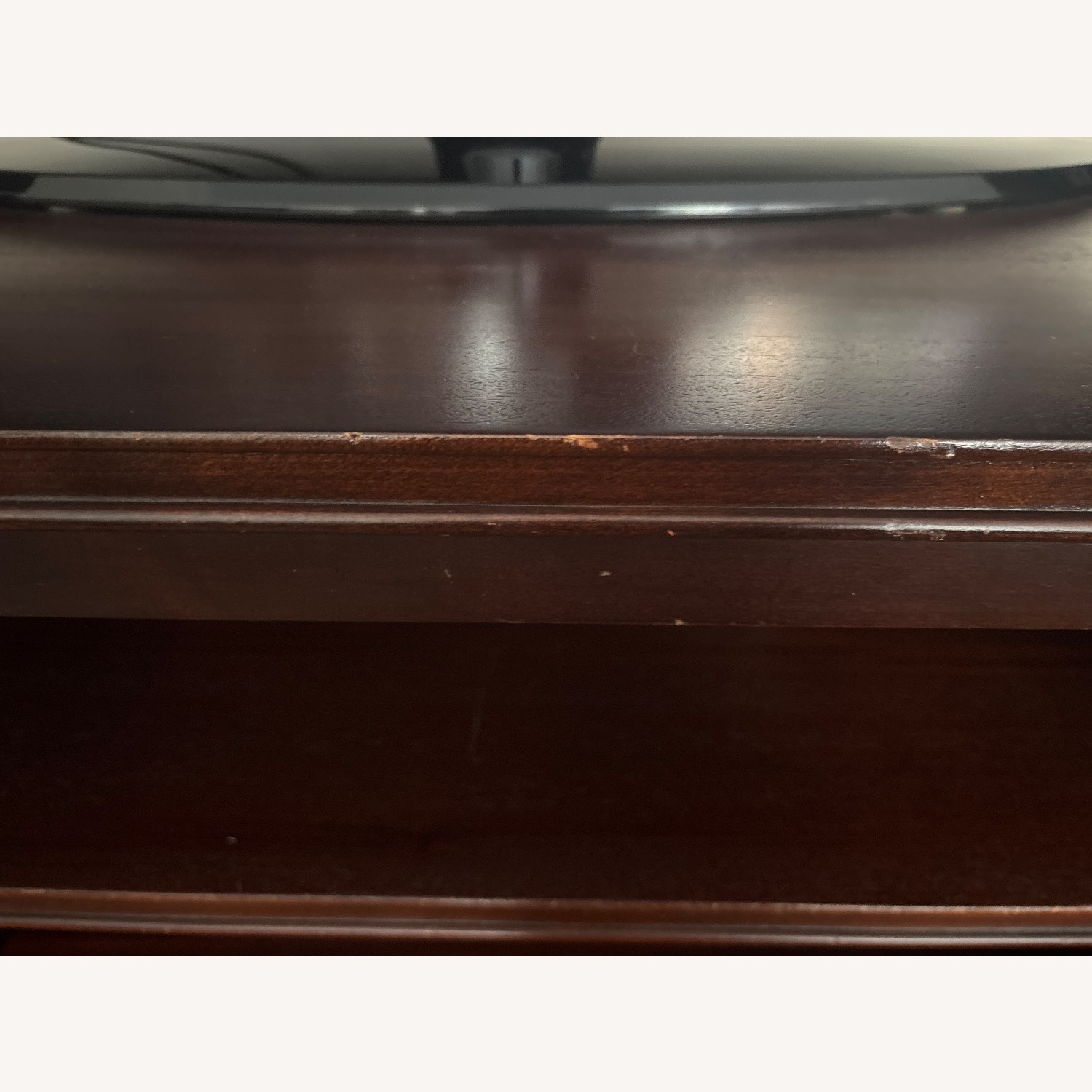 Pottery Barn Logan Dark Brown Wood Media Storage - image-4