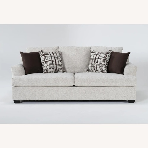Used Living Spaces Athens II Natural 2 Seater Sofa for sale on AptDeco