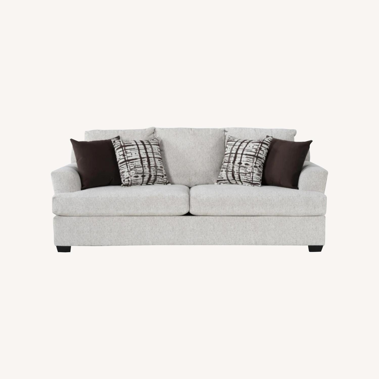 Living Spaces Athens II Natural 2 Seater Sofa - image-0