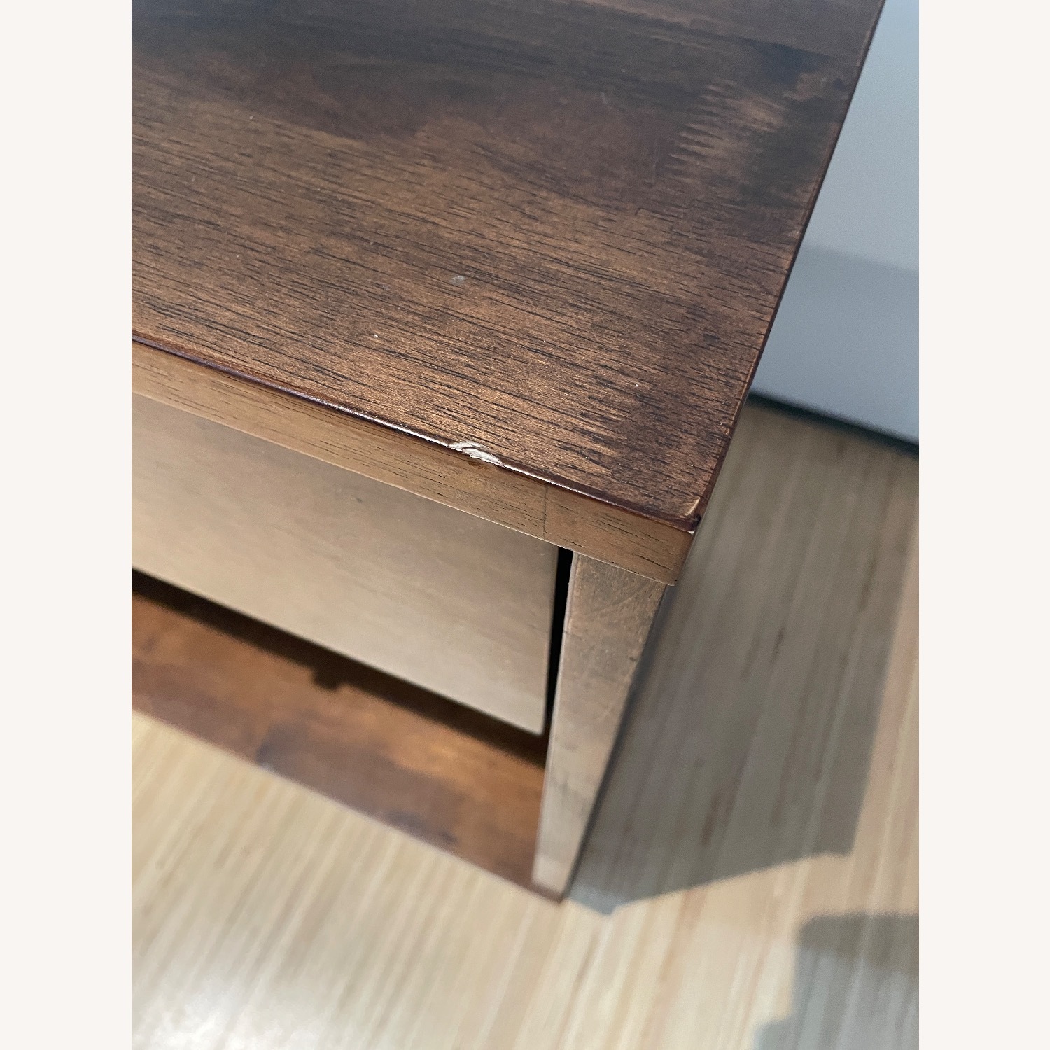 Sand & Stable Genesis Dark Brown Wood Nightstand - image-7