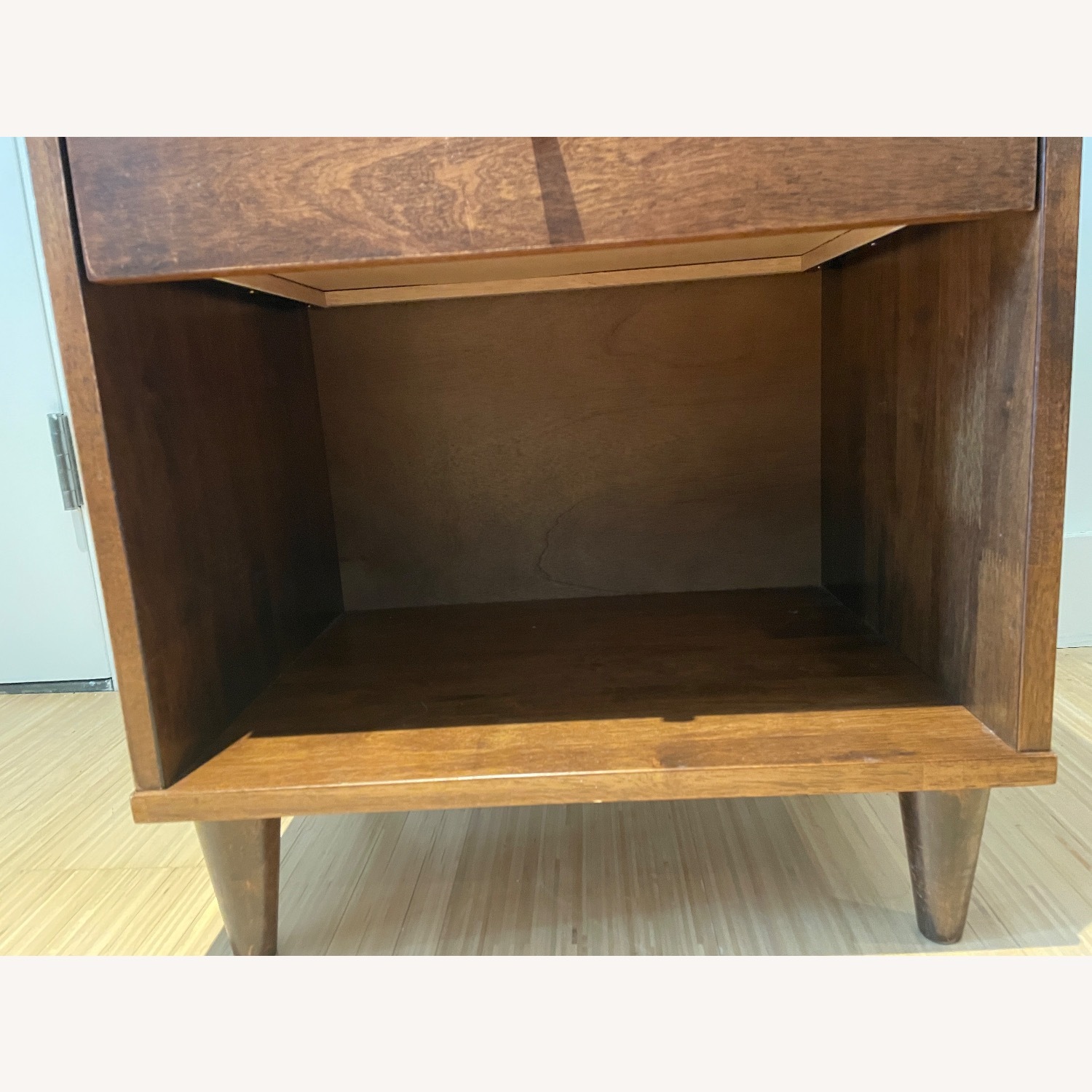 Sand & Stable Genesis Dark Brown Wood Nightstand - image-6