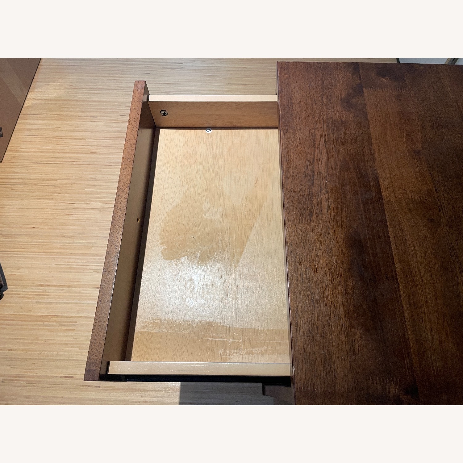 Sand & Stable Genesis Dark Brown Wood Nightstand - image-5