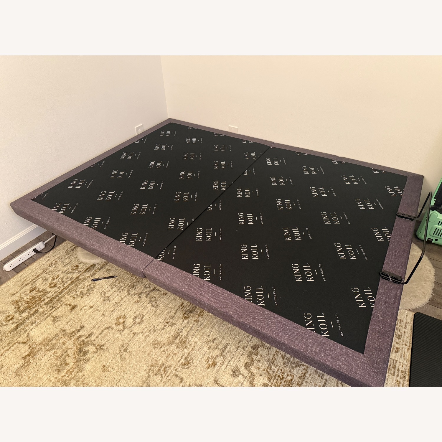 King Koil Light Gray Queen Bed - image-2