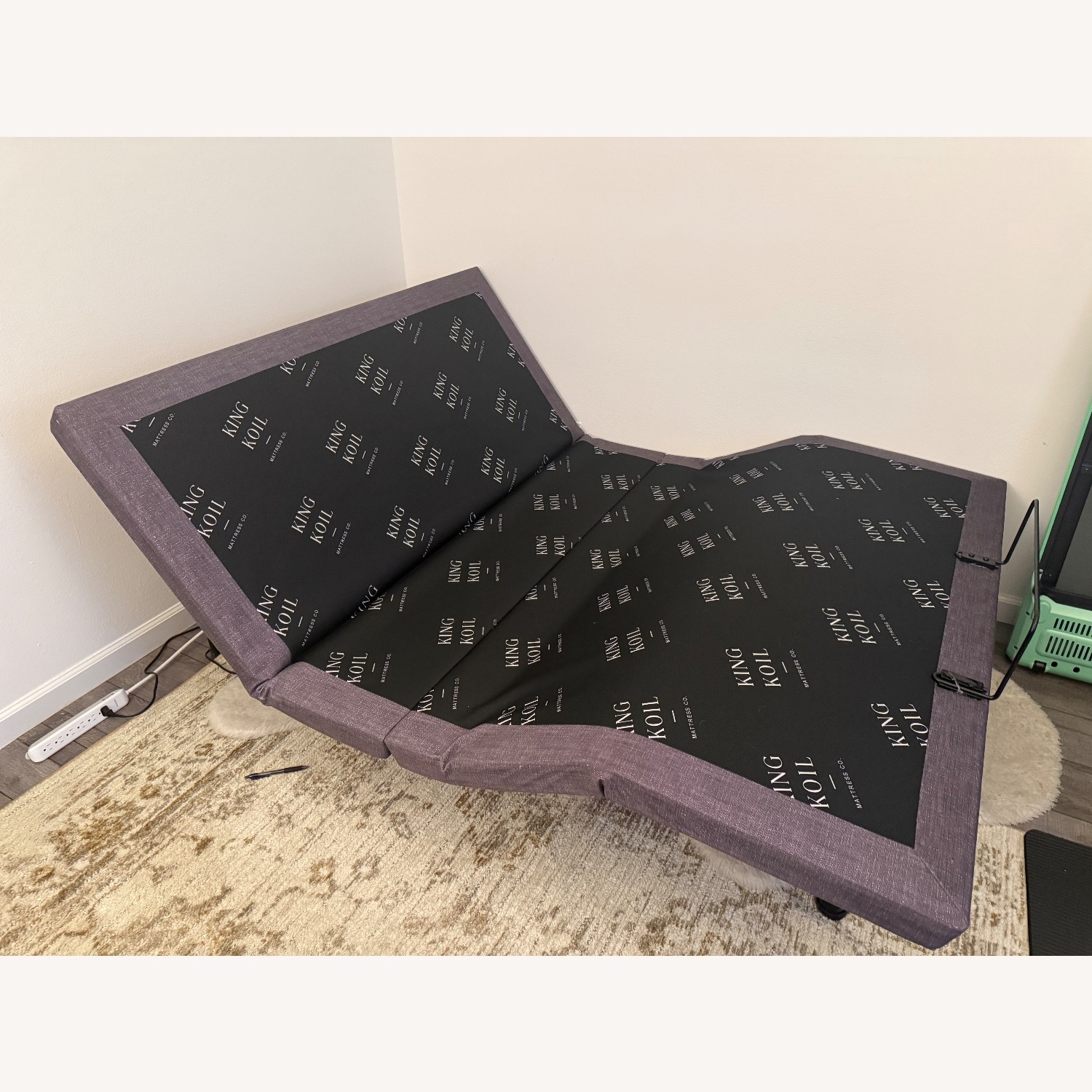 King Koil Light Gray Queen Bed - image-1