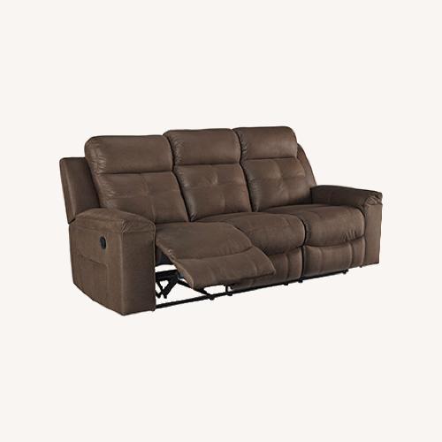 Used Ashley Furniture Jesolo Dark Brown 3+ Seater Sofa for sale on AptDeco