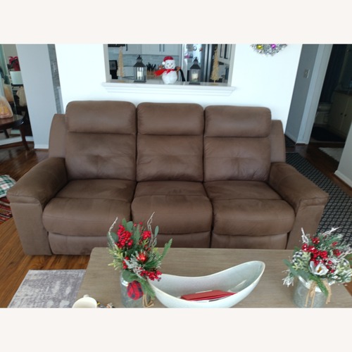 Used Ashley Furniture Jesolo Dark Brown 3+ Seater Sofa for sale on AptDeco