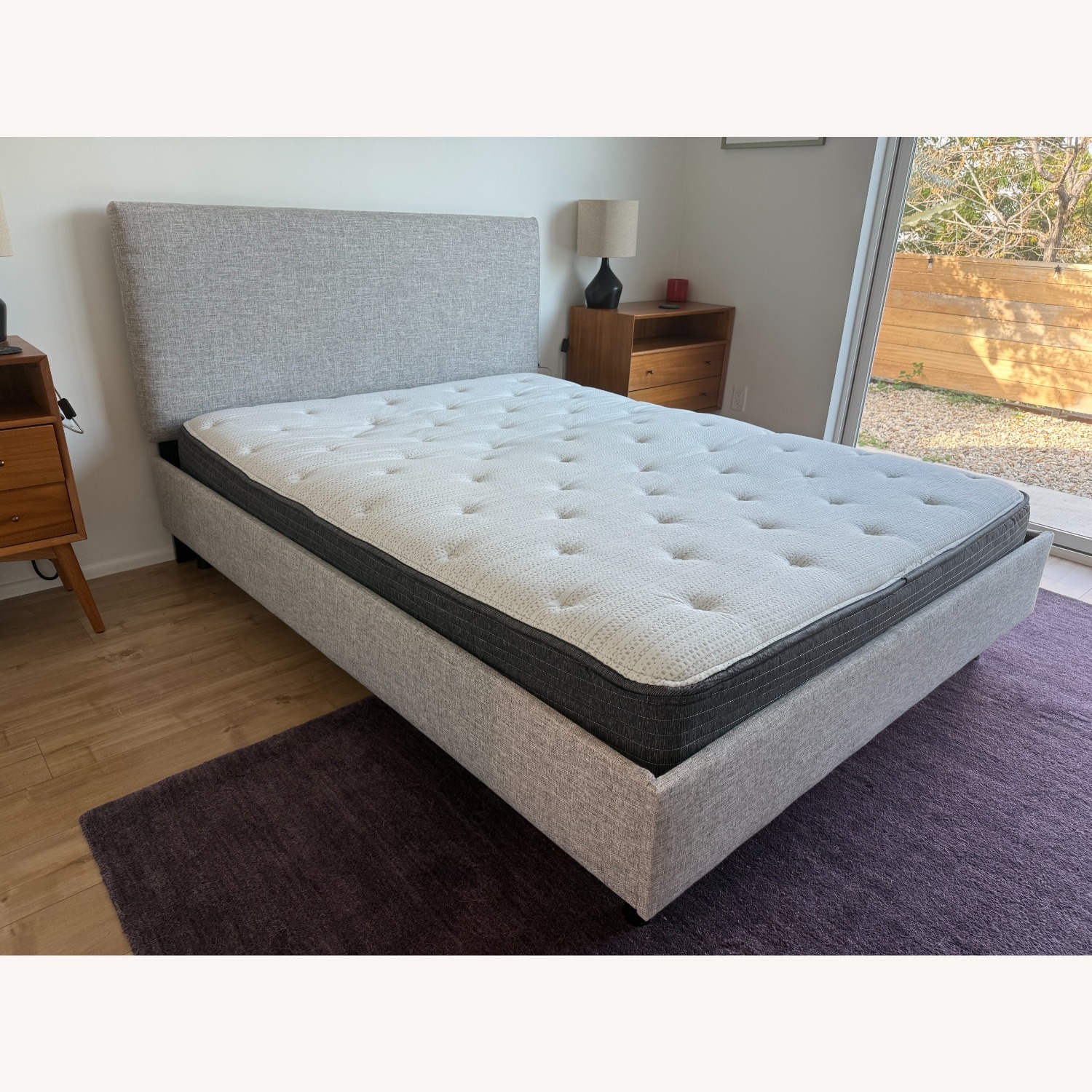 AllModern Eisley Upholstered Queen Bed (Pumice) - image-6