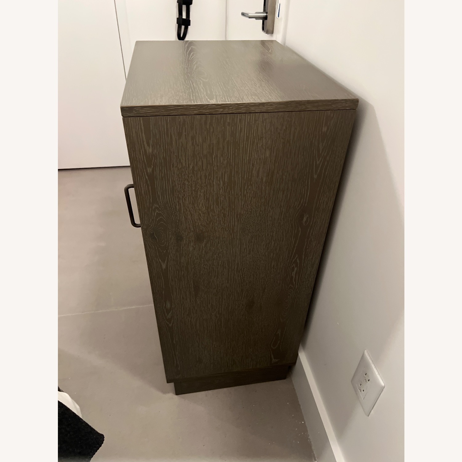 Arhaus Curiosity Light Gray Wood Media Storage - image-4