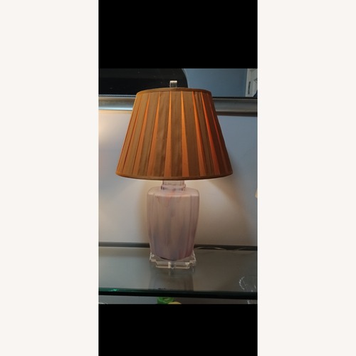 Used Vintage/Antique Purple Glass Table Lamps for sale on AptDeco