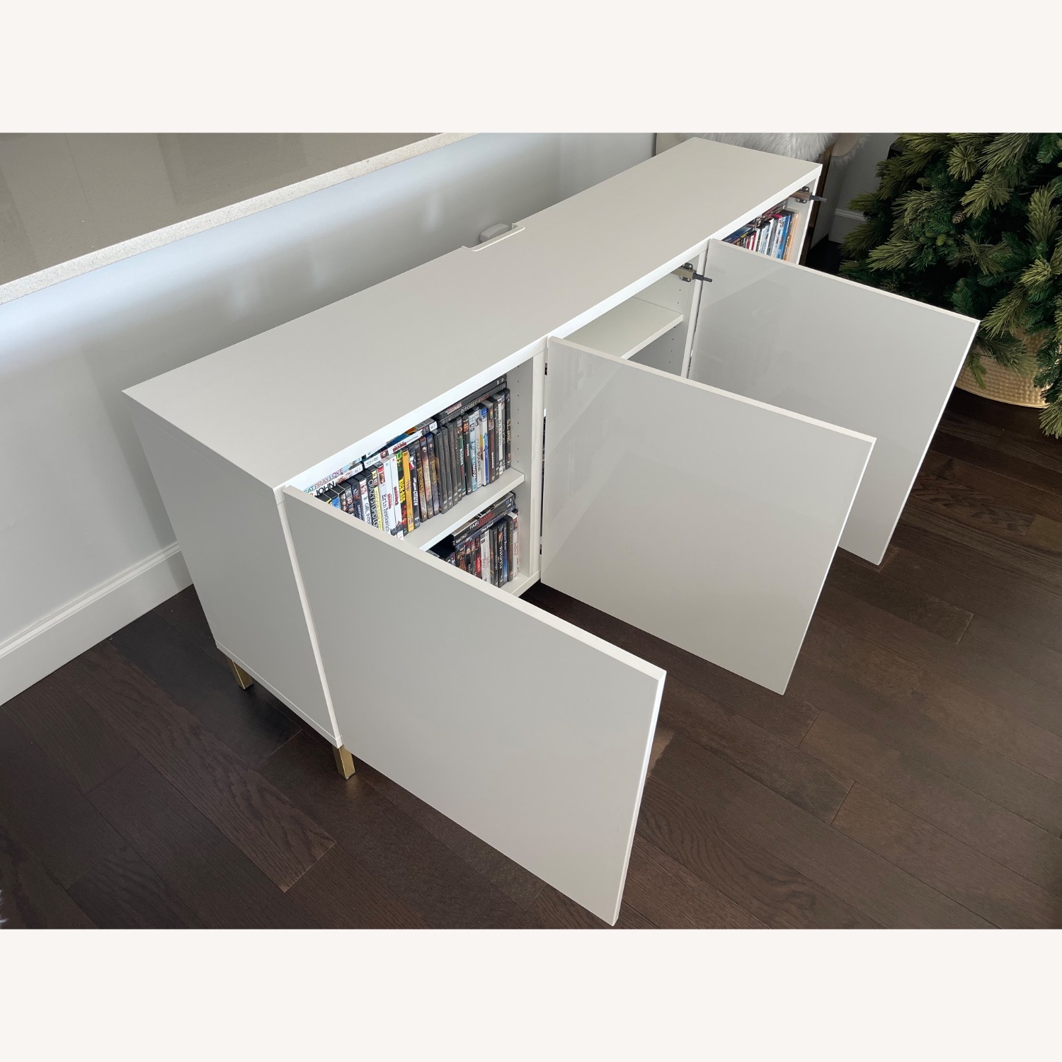 IKEA Customized Bestå White Media Console - image-7