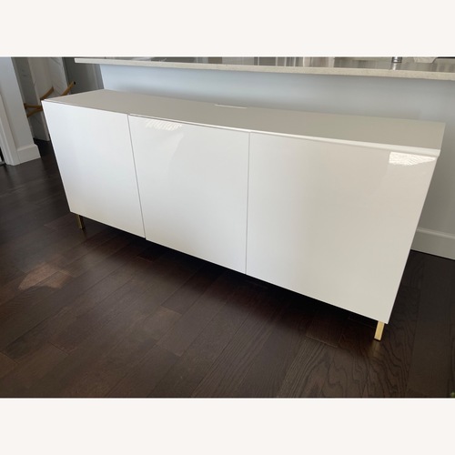 Used IKEA Customized Bestå White Media Console for sale on AptDeco