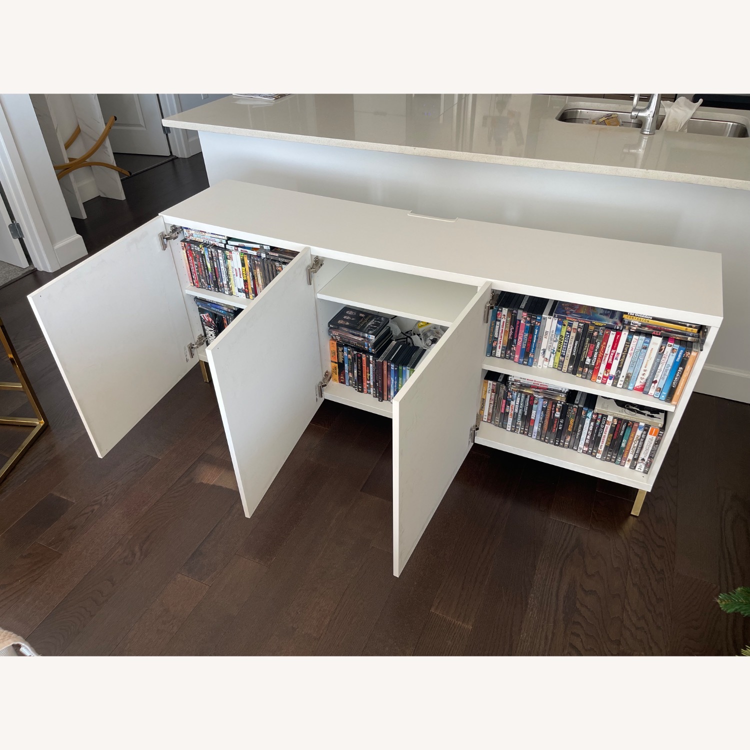 IKEA Customized Bestå White Media Console - image-6