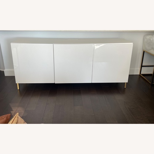 Used IKEA Customized Bestå White Media Console for sale on AptDeco
