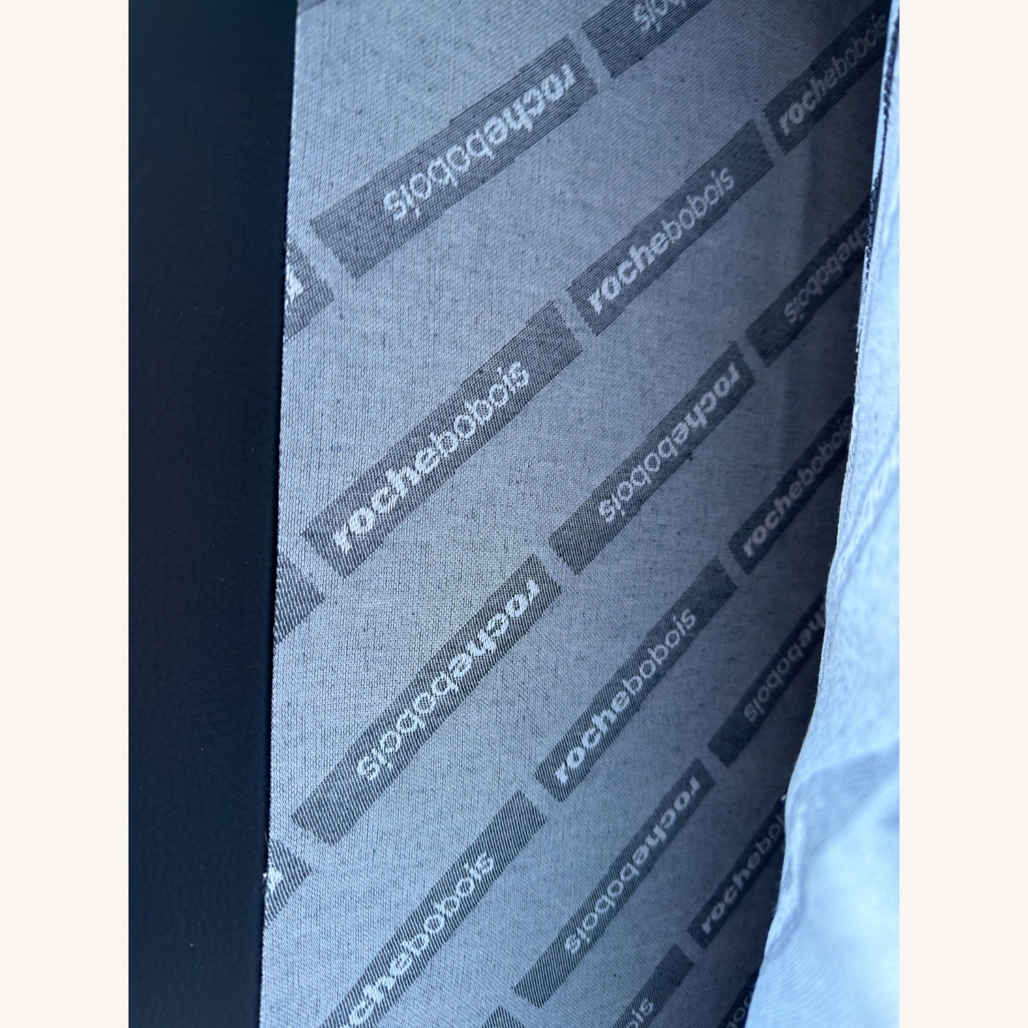 Roche Bobois Black Leather 2 Piece Sectional - image-4