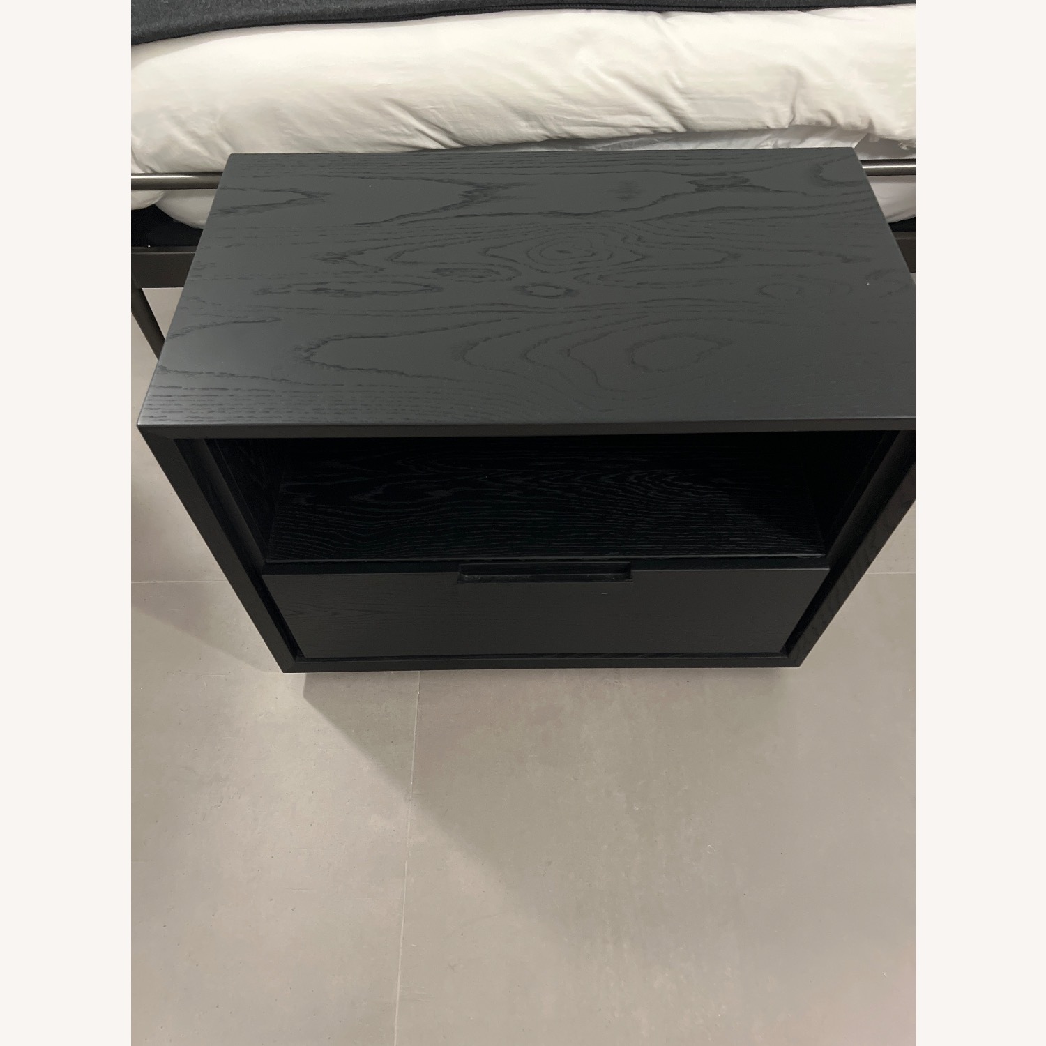 Arhaus Willow Black Wood Nightstand - image-1