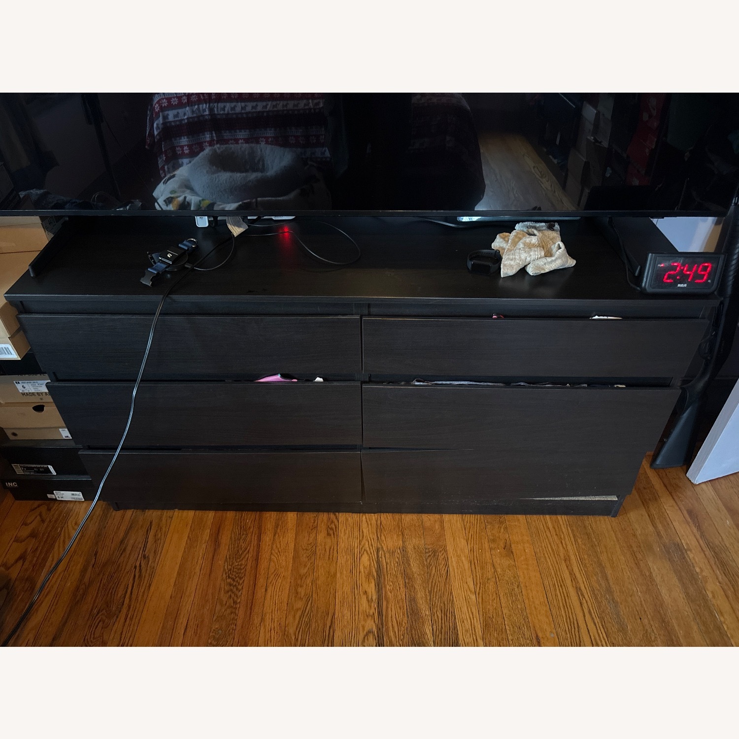 IKEA Dark Brown Wood Dresser - image-2