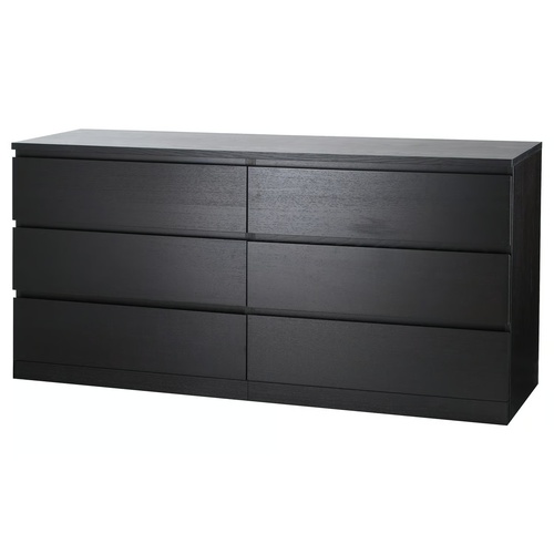 Used IKEA Dark Brown Wood Dresser for sale on AptDeco