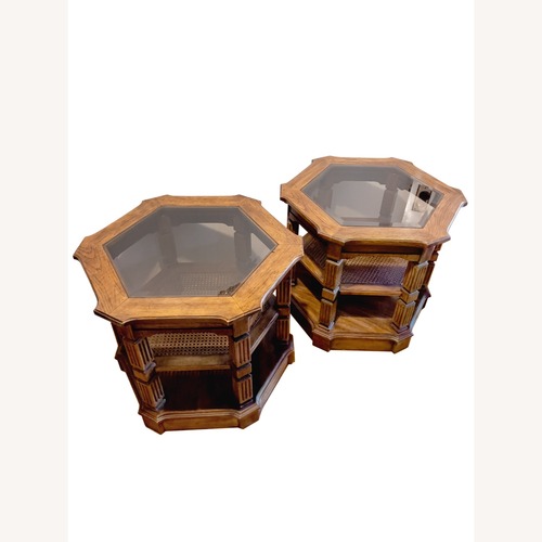 Used Vintage Octagon Side Tables 1970s Set of 2 for sale on AptDeco