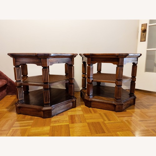 Used Vintage Octagon Side Tables 1970s Set of 2 for sale on AptDeco
