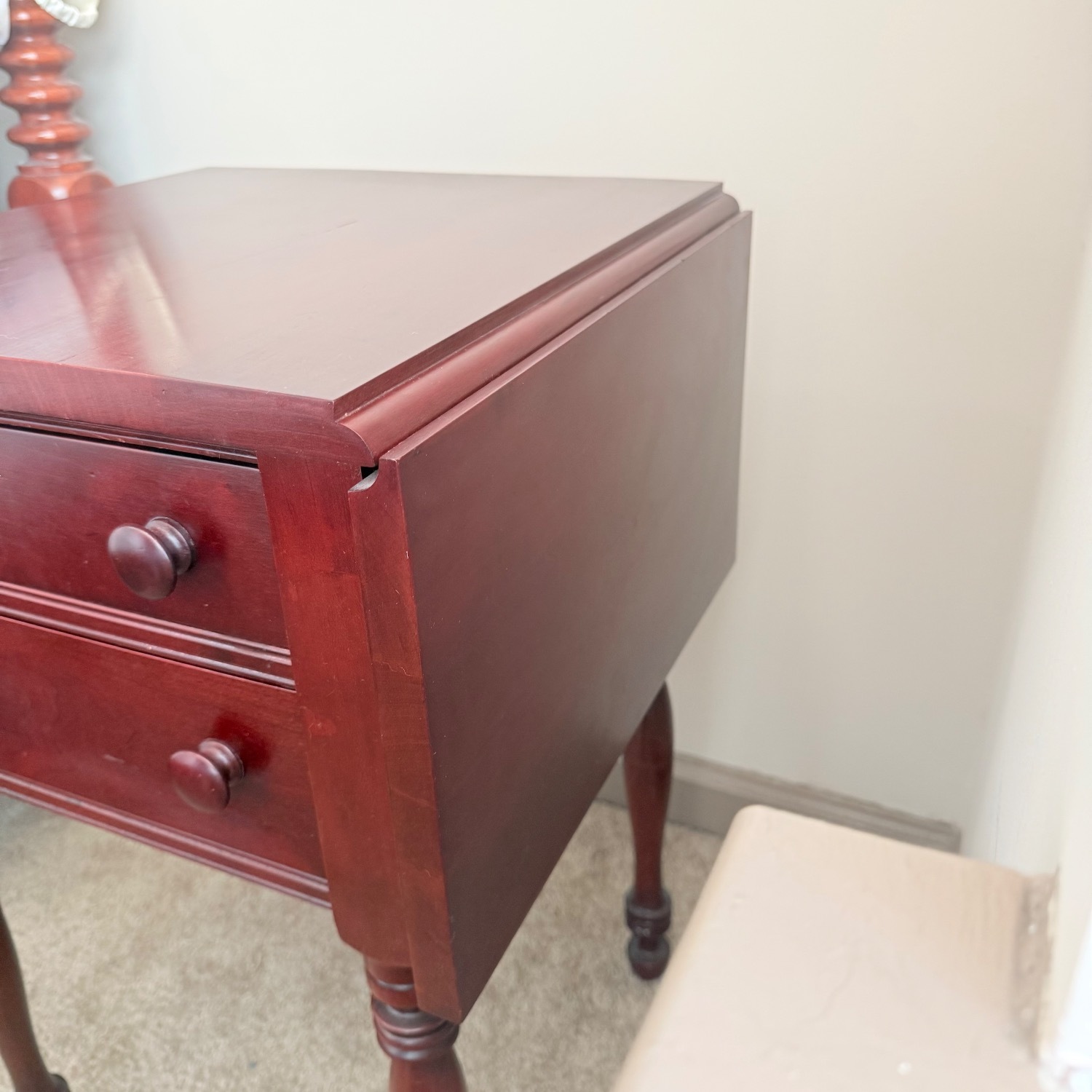 Davis Cabinet Company Dark Brown Wood Nightstands - image-3