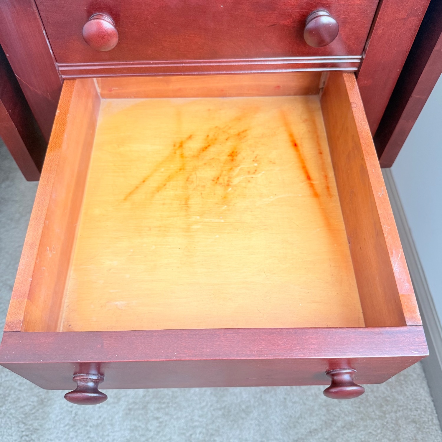 Davis Cabinet Company Dark Brown Wood Nightstands - image-10