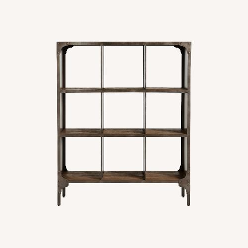 Used Restoration Hardware Dark Brown Metal Bookcase for sale on AptDeco