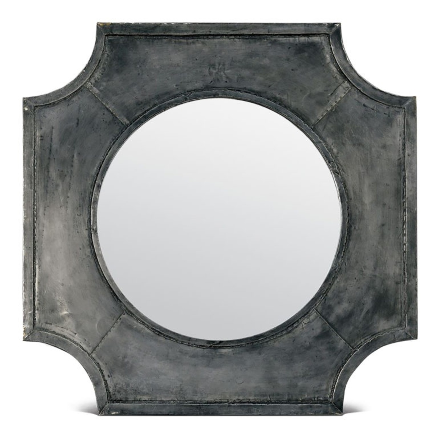 Made Goods Light Gray Metal Wall Mirror - image-0