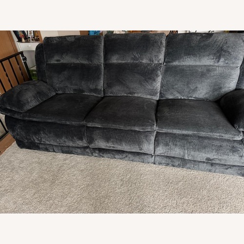 Used Value City Furniture Black 3+ Seater Sofa for sale on AptDeco