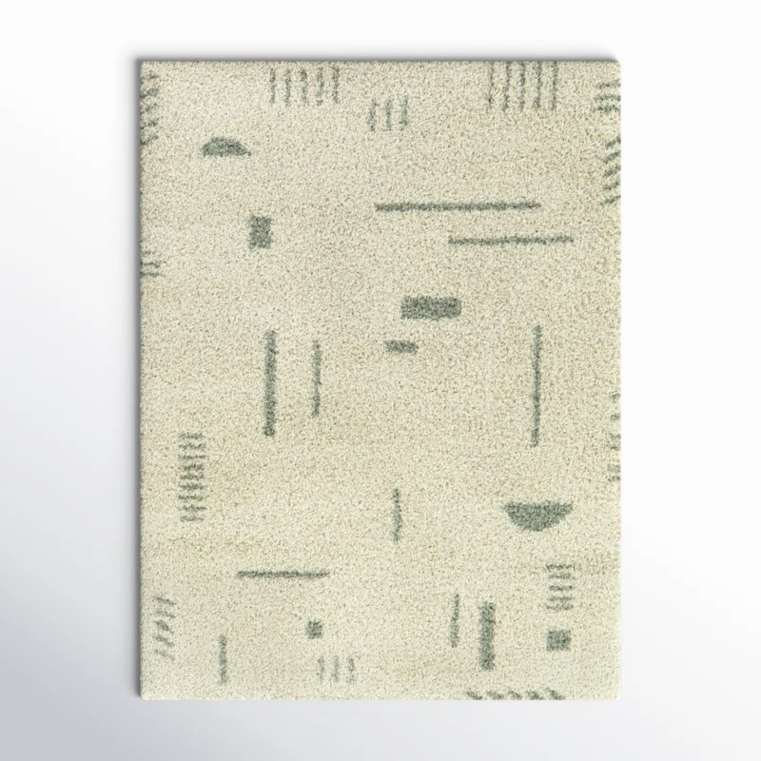 Wayfair Morin Light Gray Area Rug 5.3' x 7' - image-0