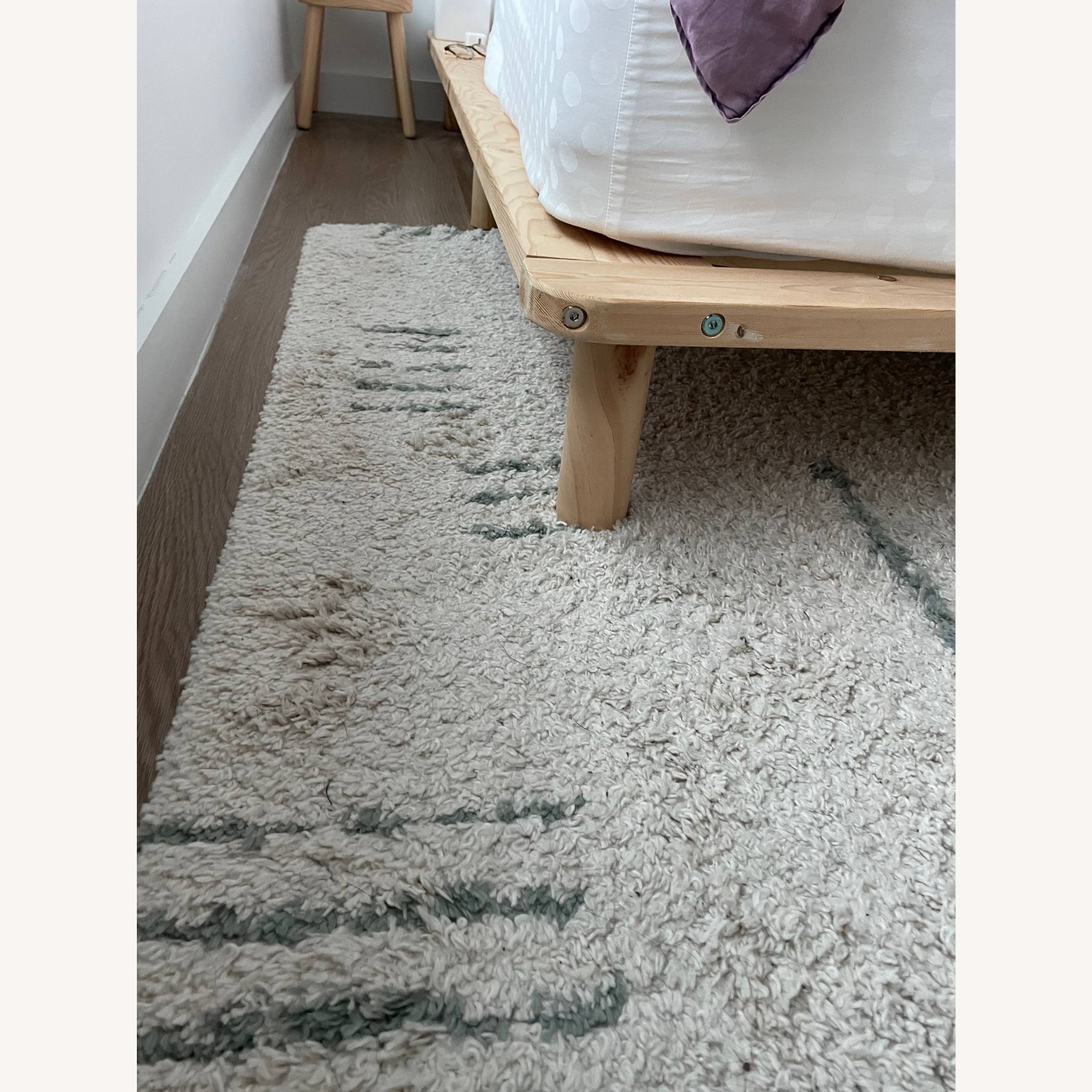 Wayfair Morin Light Gray Area Rug 5.3' x 7' - image-1