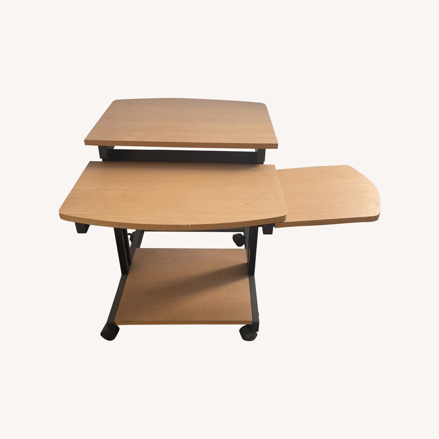 Natural Wood Desk - image-0