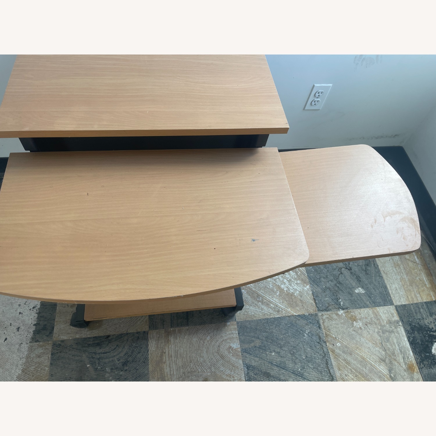 Natural Wood Desk - image-3